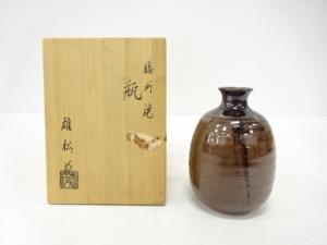 膳所焼　高橋雄松苑造　徳利